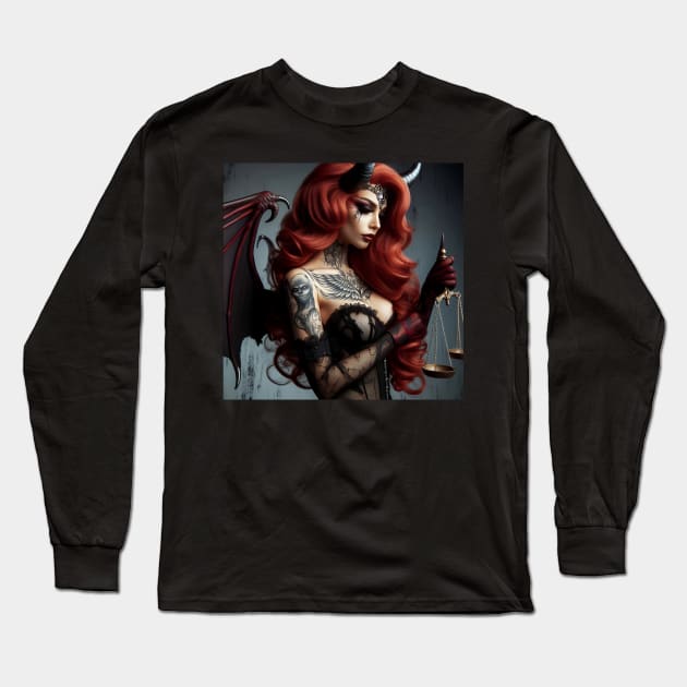 Lilith: Scales of Vengeance Long Sleeve T-Shirt by Delulu Designs